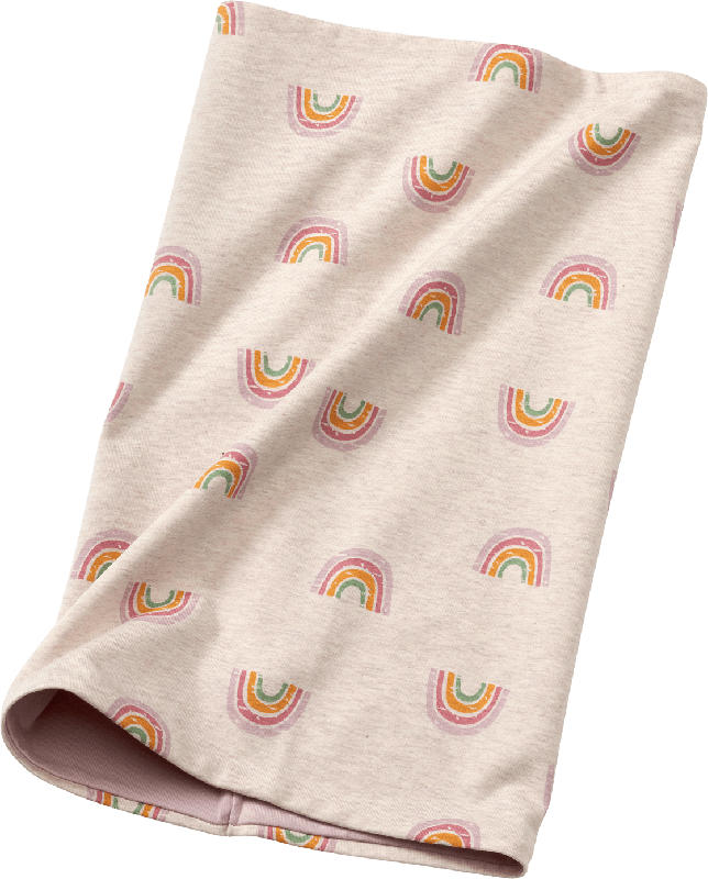ALANA Loop Schal mit Regenbogen-Muster, beige