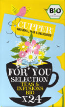 dm-drogerie markt Cupper For You Selection Teas & Infusions Box, 8 verschiedene Sorten (24 Beutel) - bis 31.03.2024