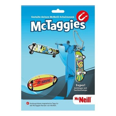 MCNEILL Magneti-Set SKATEBOARD 3460800002 3 Stück