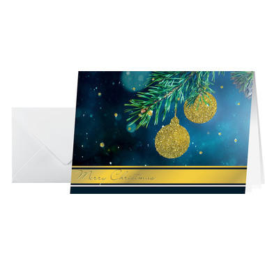SIGEL Carte Noël/Enveloppe A6/A5 DS065 220+100g, Glitter 10+10 pcs.