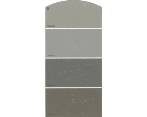 Farbmusterkarte Farbtonkarte H24 Glitzer Effekt Soft Farbwelt braun 21x10 cm