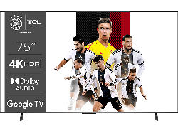 TCL 75P635 LED-Fernseher (189 cm/ 75 Zoll, 4K UHD, Android TV, Google Smart-TV, HDR10, Metallgehäuse); LED TV