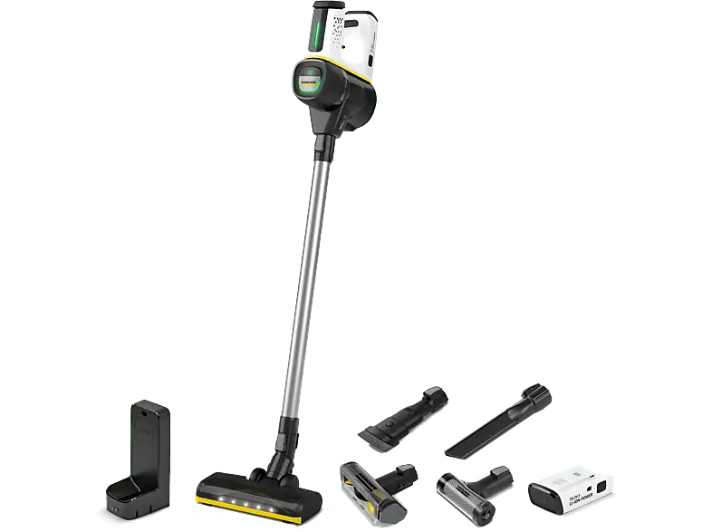 Kärcher 1.198-750.0 VC 7 Signature LINE Akku Staubsauger (800 ml, Akkulaufzeit: Normalmodus: ca. 60 /Boost-Modus: 8min., Weiß)