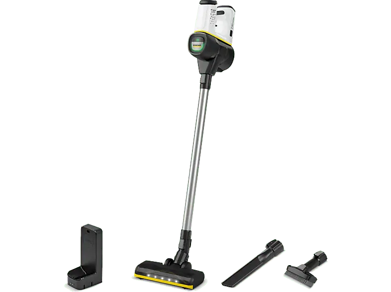 Kärcher 1.198-670.0 VC6 Cordless Ourfamily Akku Staubsauger (800 ml, Akkulaufzeit: Normalmodus: ca. 50min./ Boost-Modus: 11min., Weiß)