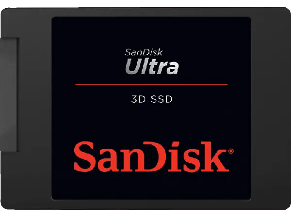 SANDISK 2TB Ultra 3D SSD Festplatte, SATA 6, Intern, 2.5 Zoll, R560/W520 MB/s