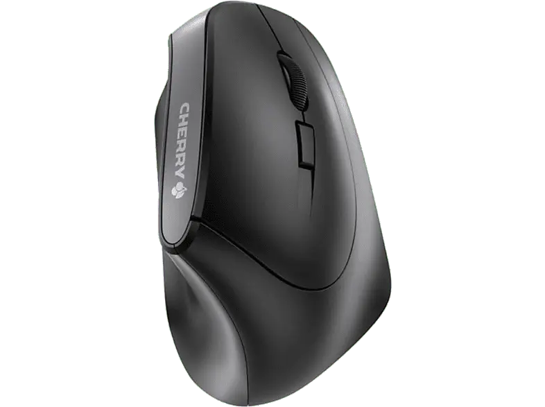 Cherry Ergonomische Maus MW 4500, kabellos, schwarz (JW-4500); PC Maus