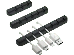 ISY ICA-1000, Kabelhalter aus Silikon, 3 Stück