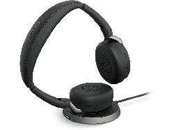 Jabra Evolve2 65 Flex UC Stereo USB-C mit Wireless-Charging-Pad For Business; Headset