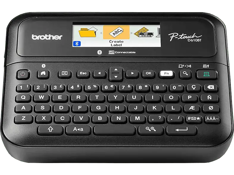 Brother P-touch PT-D610BTVP Beschriftungsgerät for Business, 30 mm/s, 180 dpi, Schwarz