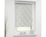 Hornbach Lichtblick Doppelrollo Kreis ohne Bohren 110x150 cm grau inkl. Klemmträger