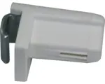 Hornbach Klemmwinkel unten aus Kunststoff & Metall J8RS weiß