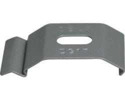 Deckenclip aus Aluminium 89 & 127 mm grau