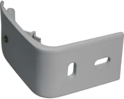 Wandträger standard aus Aluminium 89 mm weiß