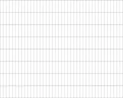 Doppelstabmatte ALBERTS 6/5/6 200 x 160 cm feuerverzinkt