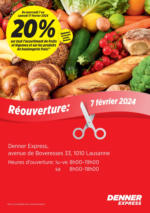 Denner Denner Lausanne Réouverture - bis 17.02.2024