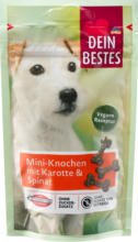 dm-drogerie markt Dein Bestes Hundeleckerli mit Karotte & Spinat, Mini-Knochen - bis 31.03.2024