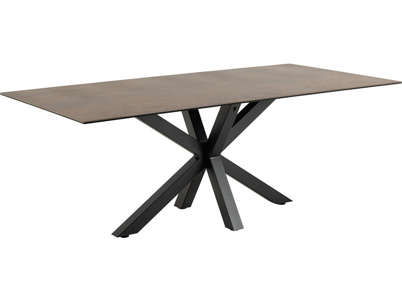 Table HEAVEN 200x100x75.5cm rouille