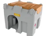 Hornbach Diesel Mobile Tankanlage CEMO Easy 980 L mit CENTRI SP80 AC - 230V Pumpe und 4 m Befüllschlauch