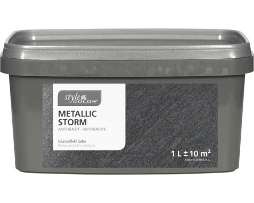 StyleColor METALLIC STORM Glanzeffektfarbe anthrazit 1 l