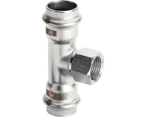 T-Stück Viega Temponox 28x1" IG inox edelstahl 1717.2