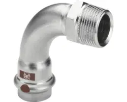 Bogen Viega Temponox 18x1/2" AG inox edelstahl 1714