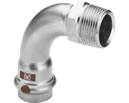 Bogen Viega Temponox 18x1/2" AG inox edelstahl 1714