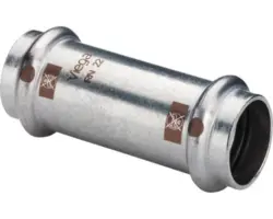 Schiebemuffe Viega Temponox 15 mm inox edelstahl 1715.5