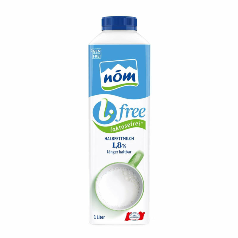 nöm l.free Halbfettmilch 1.8%