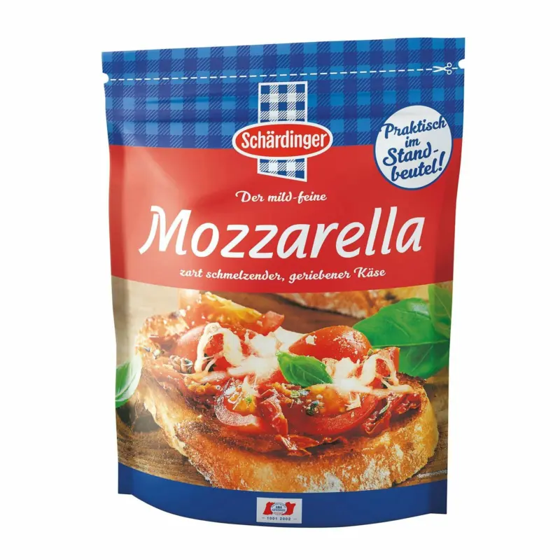 Schärdinger Mozzarella gerieben