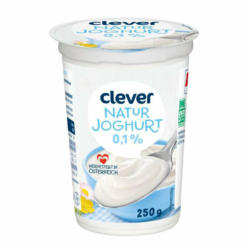 Clever Joghurt Natur 0.1%