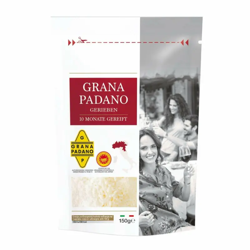 Grana Padano Gerieben