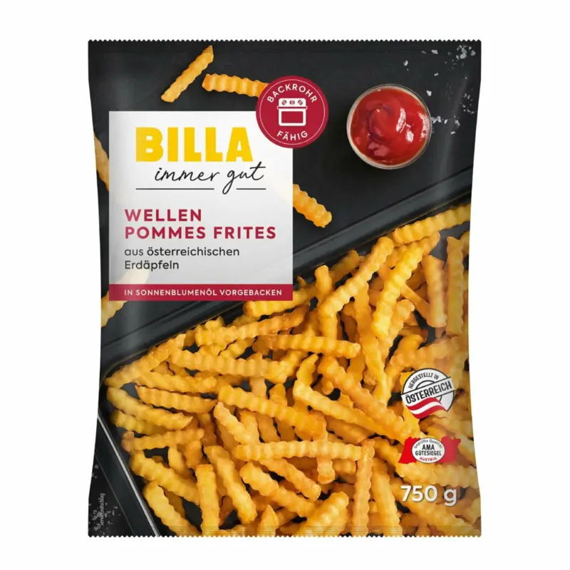 BILLA Wellenpommes