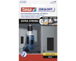 Tesa On & Off extrastarke Klett Klebepads 50 mm x 0,1 m