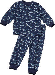 ALANA Schlafanzug mit Wal-Muster, blau, Gr. 104