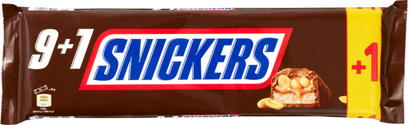 Snickers, 10 pezzi, 500 g