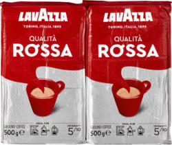 Lavazza Kaffee Qualità Rossa, gemahlen, 2 x 500 g