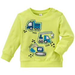 Baby Sweatshirt mit Fahrzeug-Applikationen