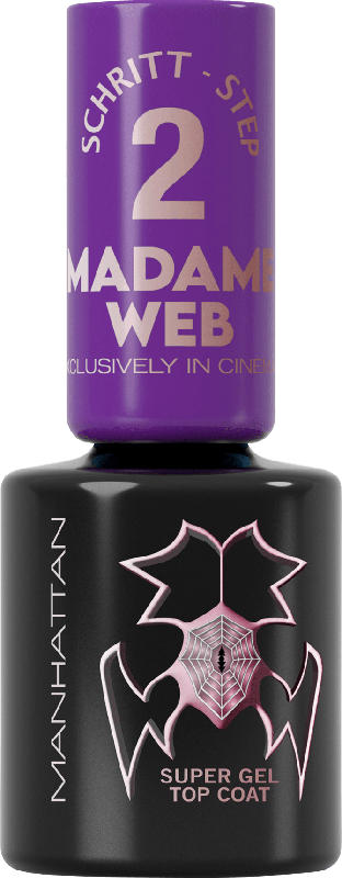 MANHATTAN Cosmetics Top Coat Super Gel Madame Web