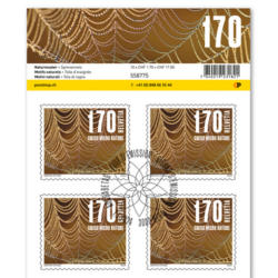 Briefmarken CHF 1.70 «Spinnennetz», Bogen mit 10 Marken