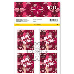 Briefmarken CHF 1.00 «Dankeschön», Bogen mit 10 Marken