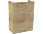 Hornbach Waschbeckenunterschrank Form & Style Felina Mini 44x60x24,3 cm ohne Waschbecken asteiche