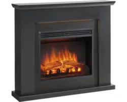 Elektrische Kaminfeuer Balderia Hektor schwarz 2000 Watt