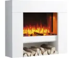 Hornbach Elektrisches Kaminfeuer Balderia Naran weiß 2000 Watt inkl. Fernbedienung