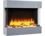 Hornbach Elektrisches Kaminfeuer Balderia Alva grau 2000 Watt