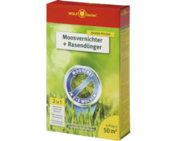 Moosvernichter + Rasendünger WOLF-Garten, 1,75 kg / 50 m² Reg.Nr. 3608-908