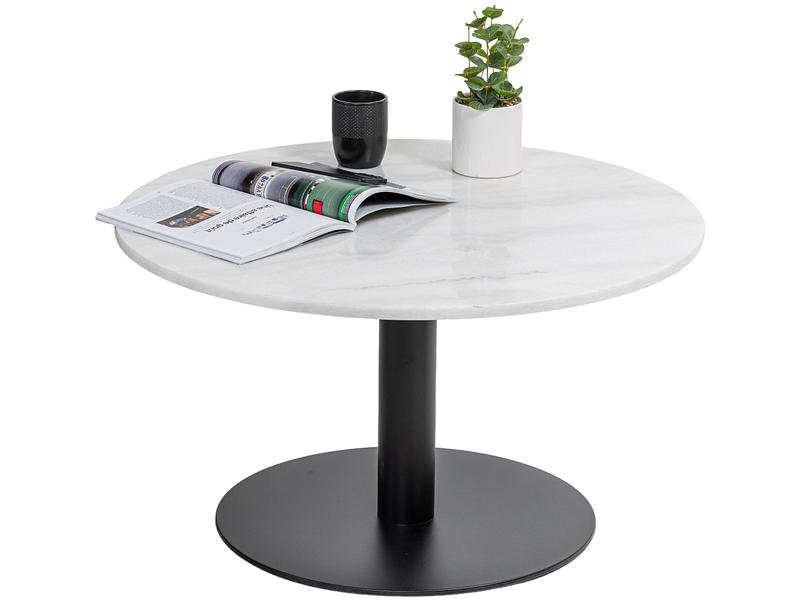 Table basse ALMA 80x80x45cm blanc