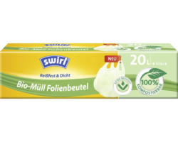 Müllbeutel Swirl Bio 20 L 6 Stk. weiß