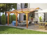 Hornbach Terrassenüberdachung SKAN HOLZ Venezia 434x239 cm eiche hell