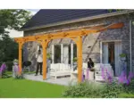 Hornbach Terrassenüberdachung SKAN HOLZ Venezia 541x239 cm eiche hell