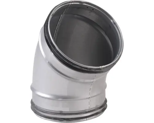 Wickelfalzrohr-Rundbogen Ø 150 mm 45°